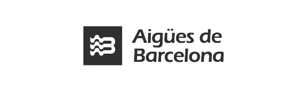 Logotipo de Aigües de Barcelona, cliente de Todoesdata